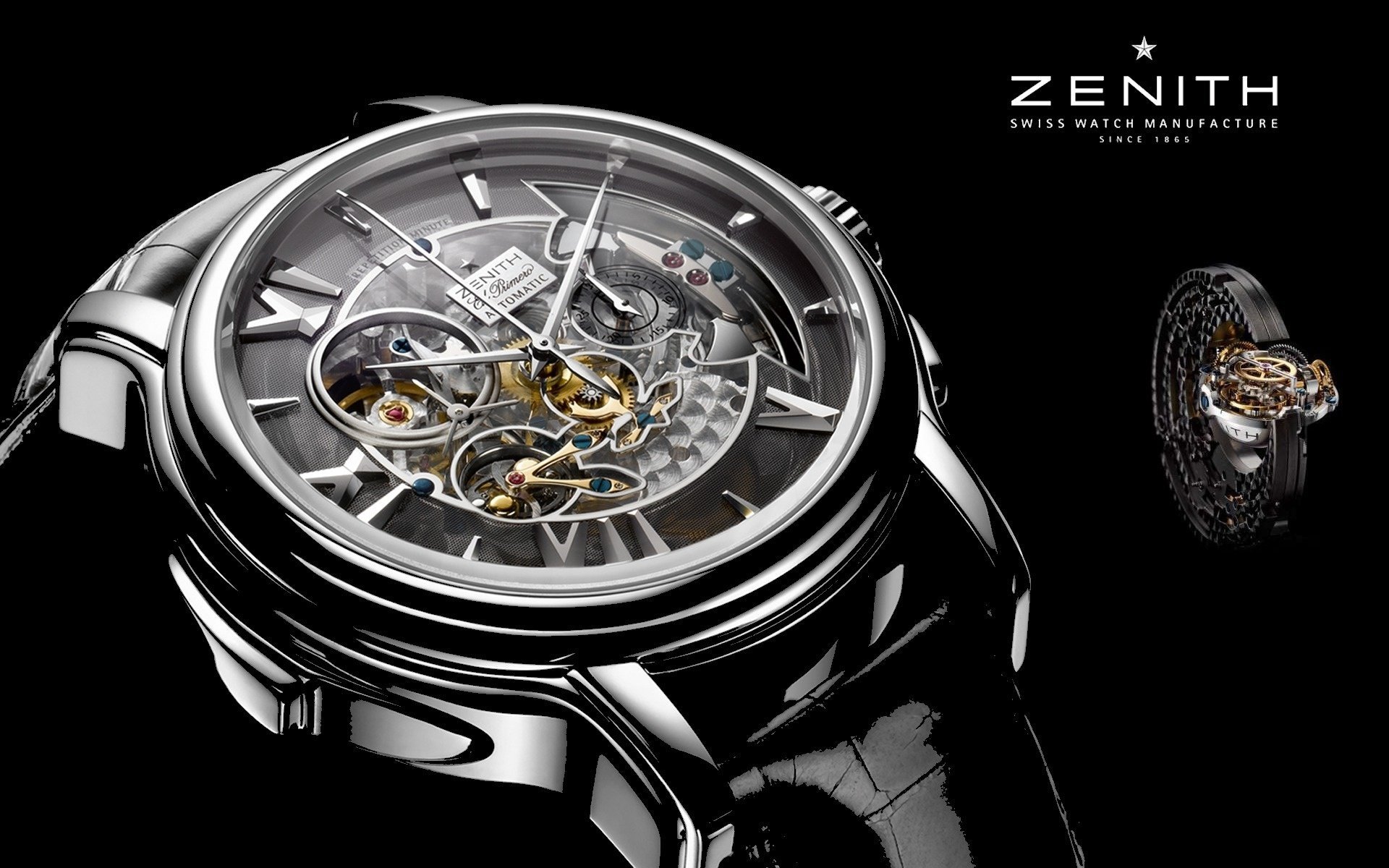 relojes zenith watch black