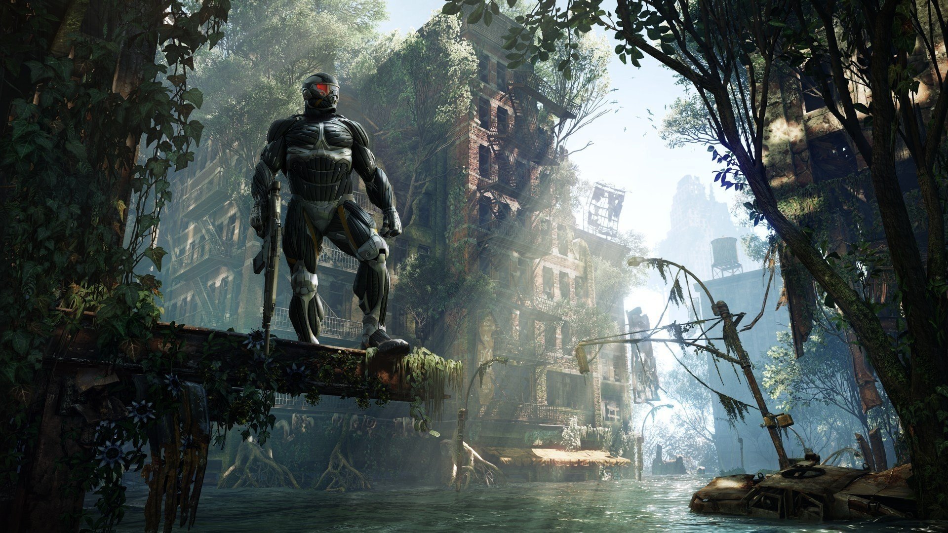 crysis 3 nanocastum miasto dżungla apokalipsa crytek