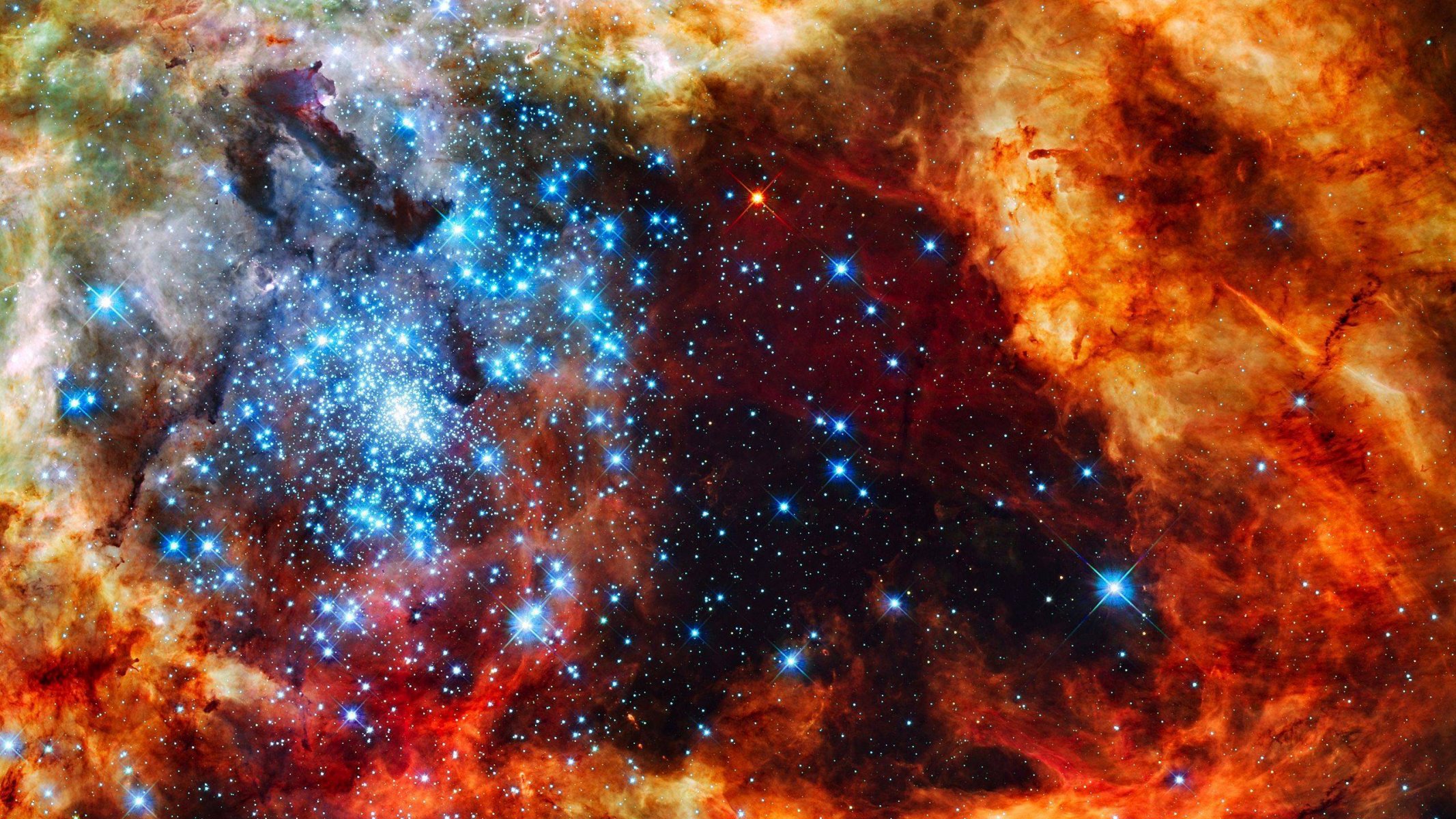 nebulosa estrellas infinito