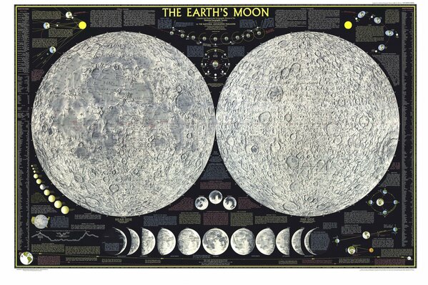 Atlas of the Earth s satellite moon