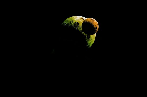 Eclipse de planetas en el abismo cósmico