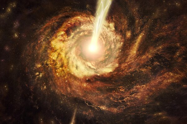 Supermassive astronomical black Hole