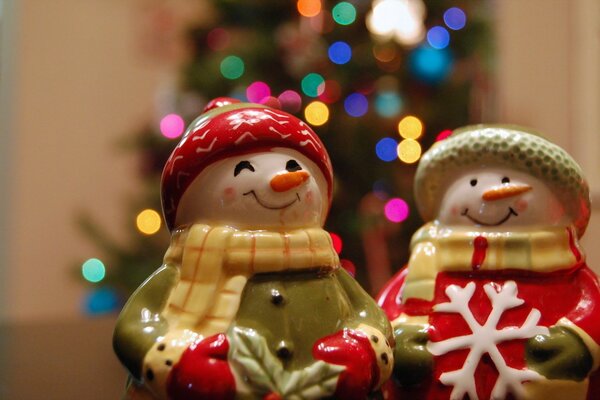 Christmas Tree Toys Snowmen