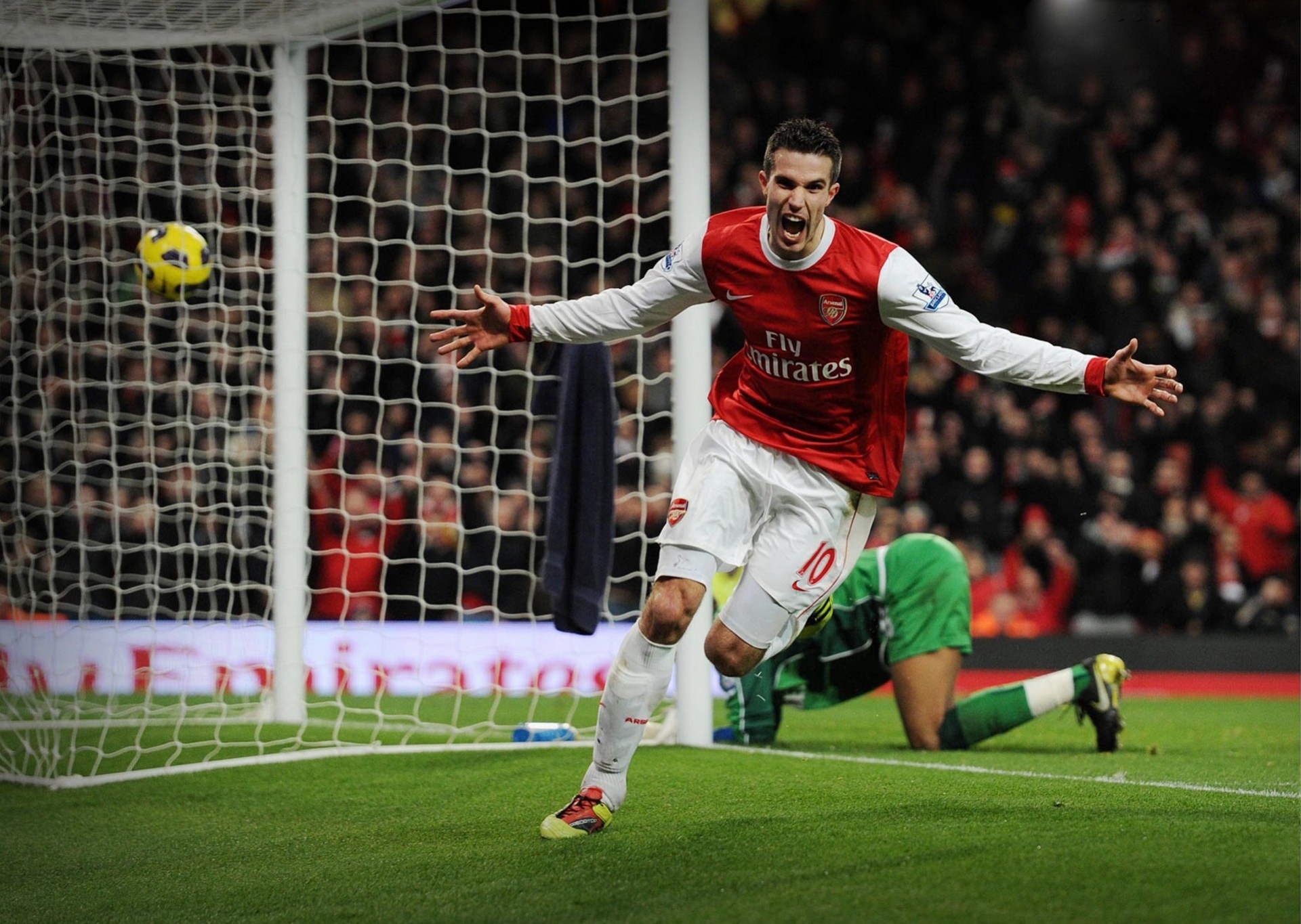 football van persie arsenal london