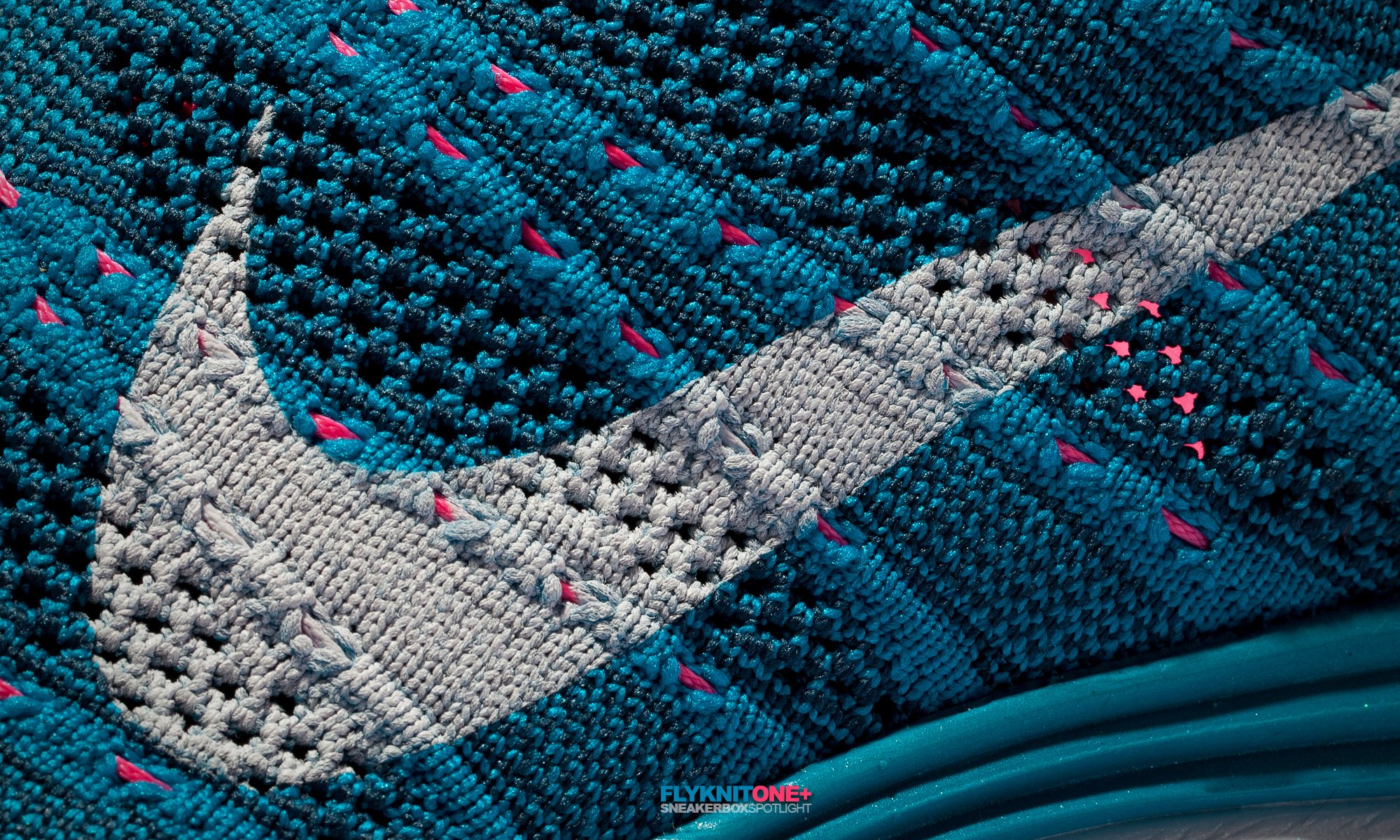 nike flyknit one + lunar emblem nike fabric