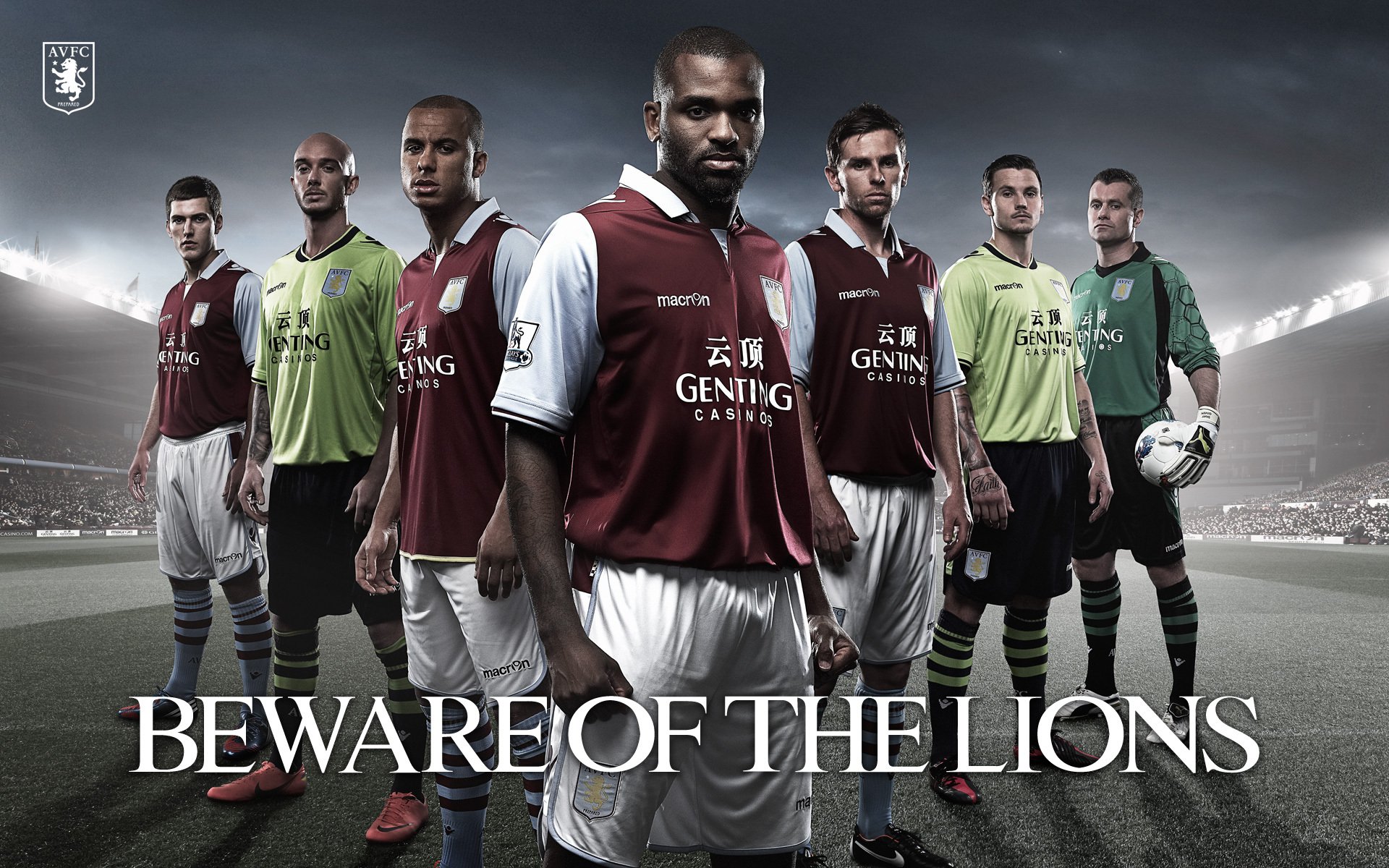 aston villa bent lion