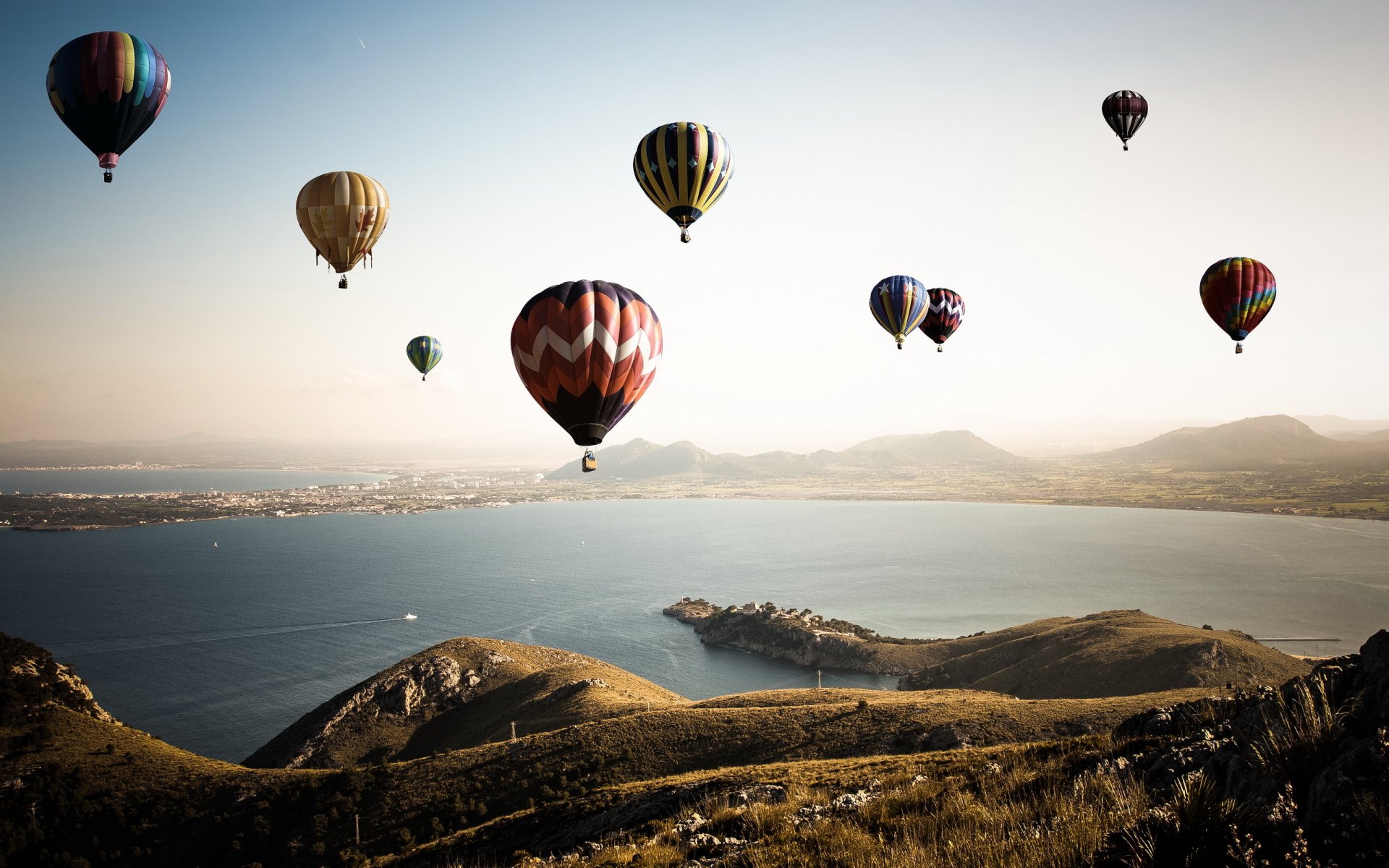 palle sport baia cielo paesaggio