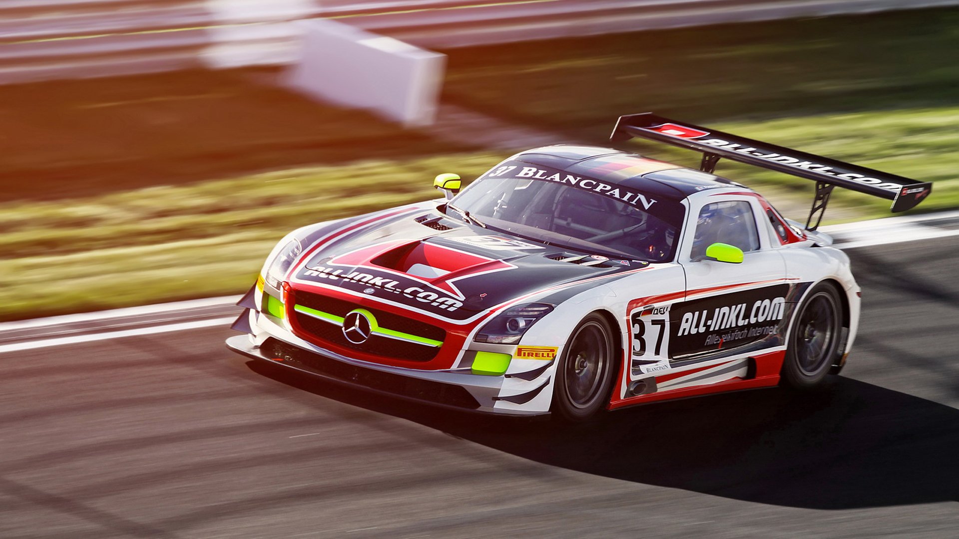 fia gt moscow raceway mercedes sls гонки мерседес в движении