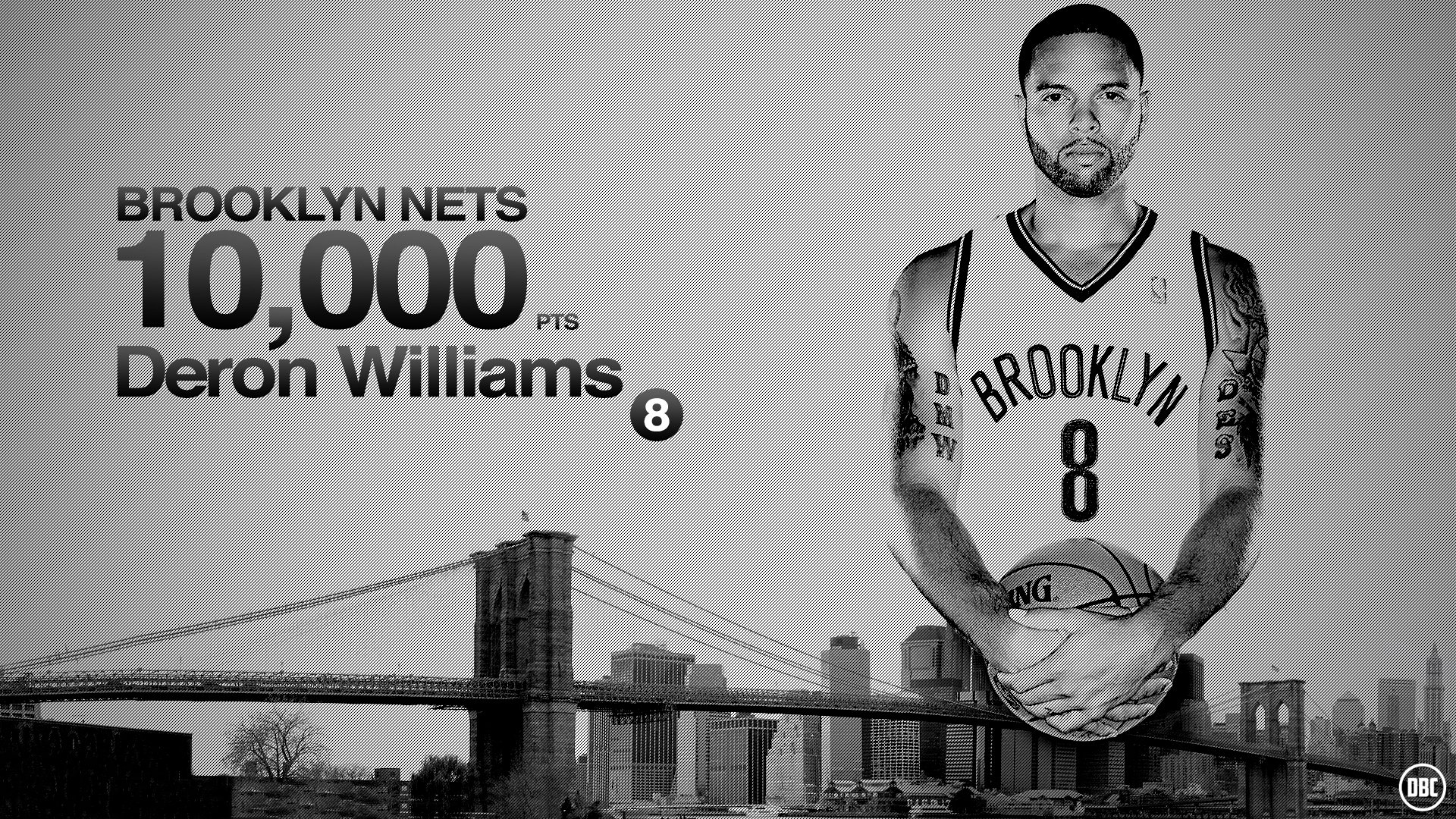 deron williams brooklyn netze nets spieler nba basketball brücke stadt