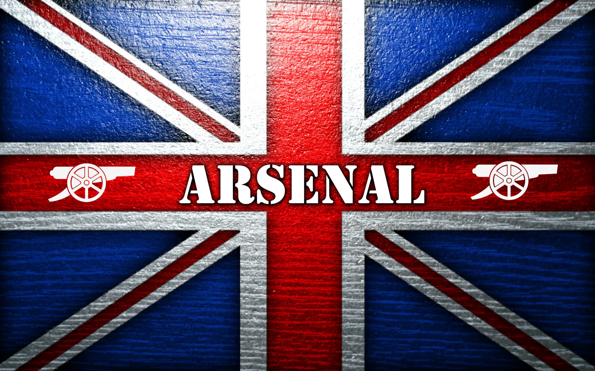 arsenal football club gunners flag cannon background