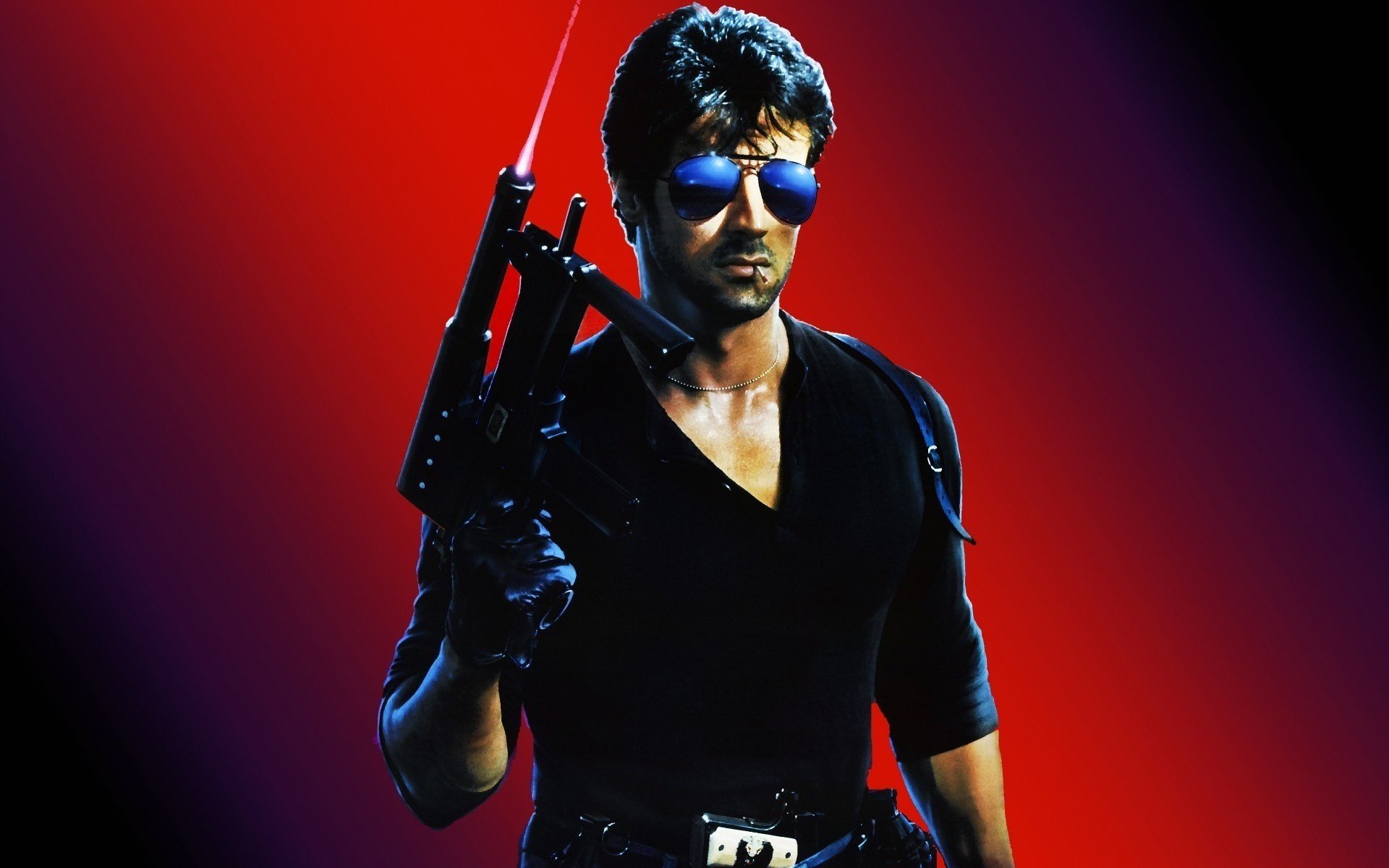 sylvester stallone gafas armas cobra fósforo