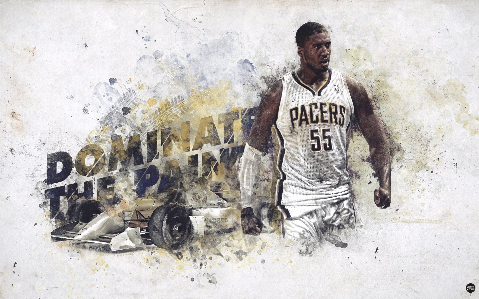 roy hibbert indiana pacers sport basketball nba