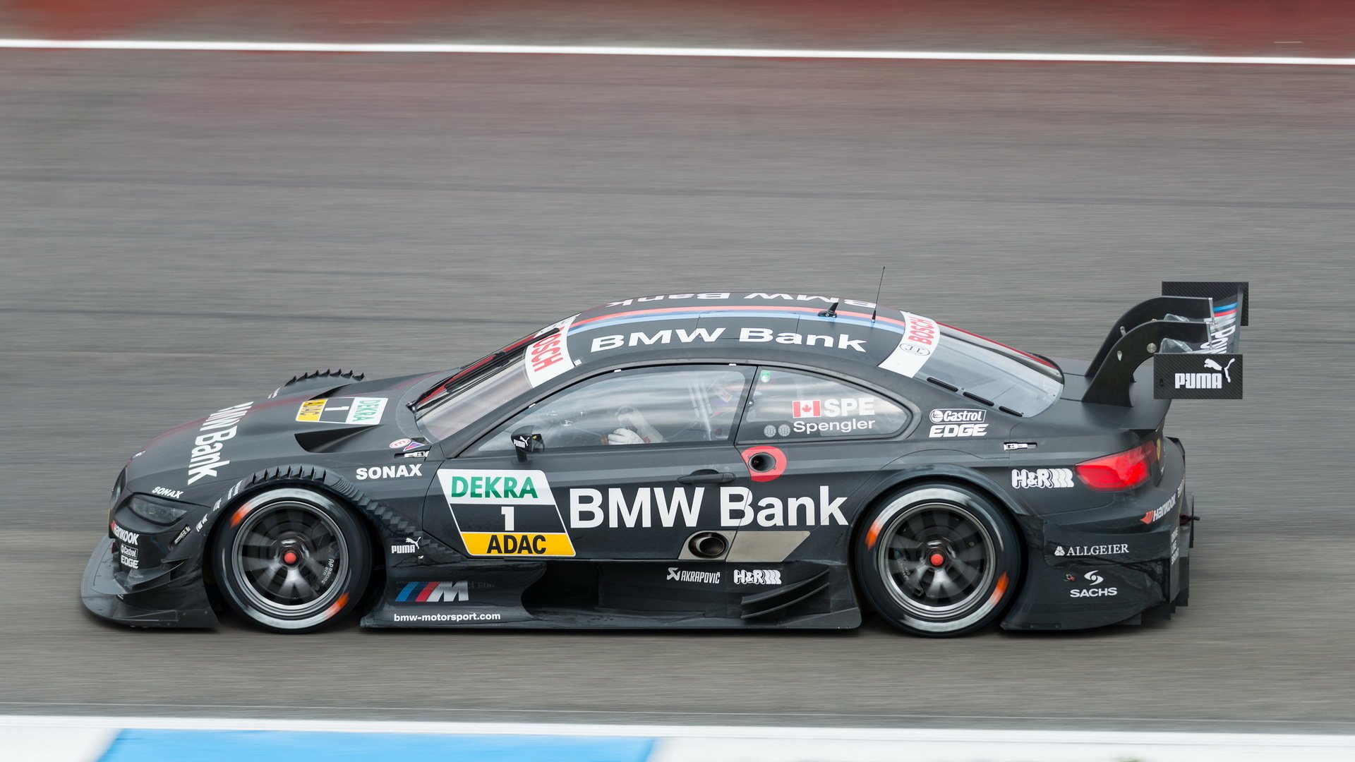 bmw m3 dtm bruno spangler wyścig sport