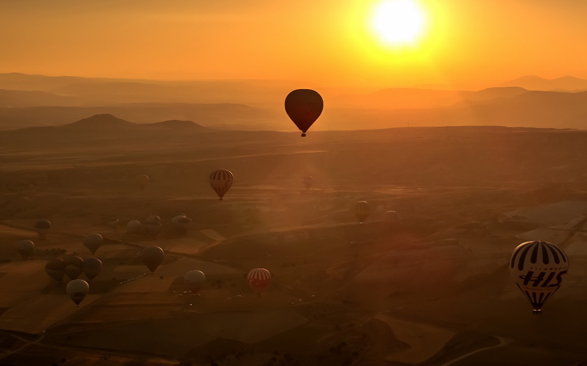 palle tramonto sport paesaggio