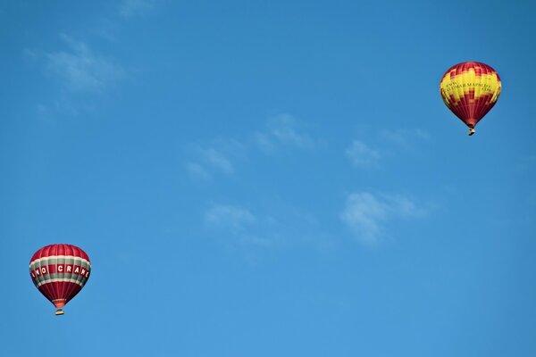 Balloons in the sky sports