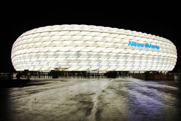 Стадион allianz arena в германии