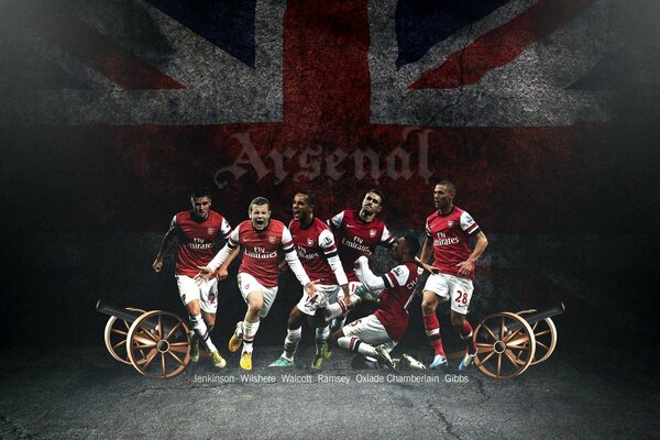 Jugadores del Arsenal Football Club.