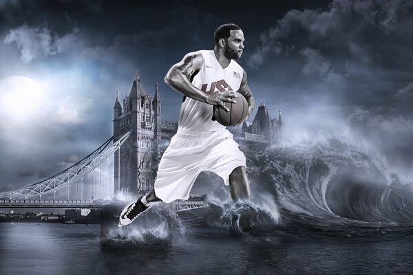 A real basketball tsunami in London