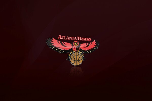 Atlanta Hawks logo czerwone