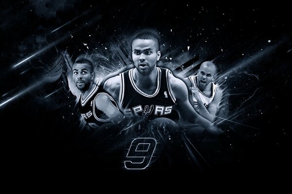 La star della NBA Tony Parker