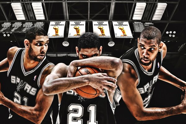 Sportowiec Tim Duncan z San Antonio