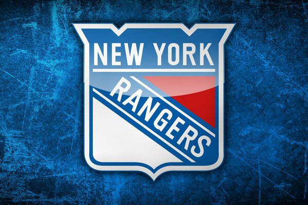 Odznaka z napisem New York Rangers