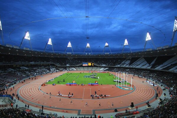 Stade chic de Londres aux jeux olympiques