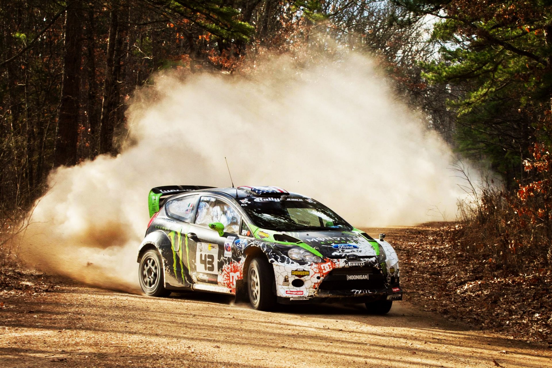 dirt kart wrc 2012 kamienie drift rajd ford fiesta