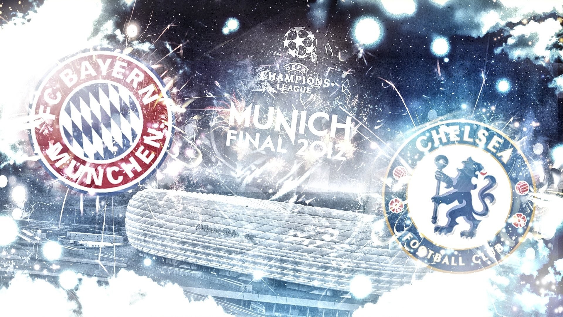 champions league final 2012 bayern munich chelsea final 2012 emblems stadium allianz arena