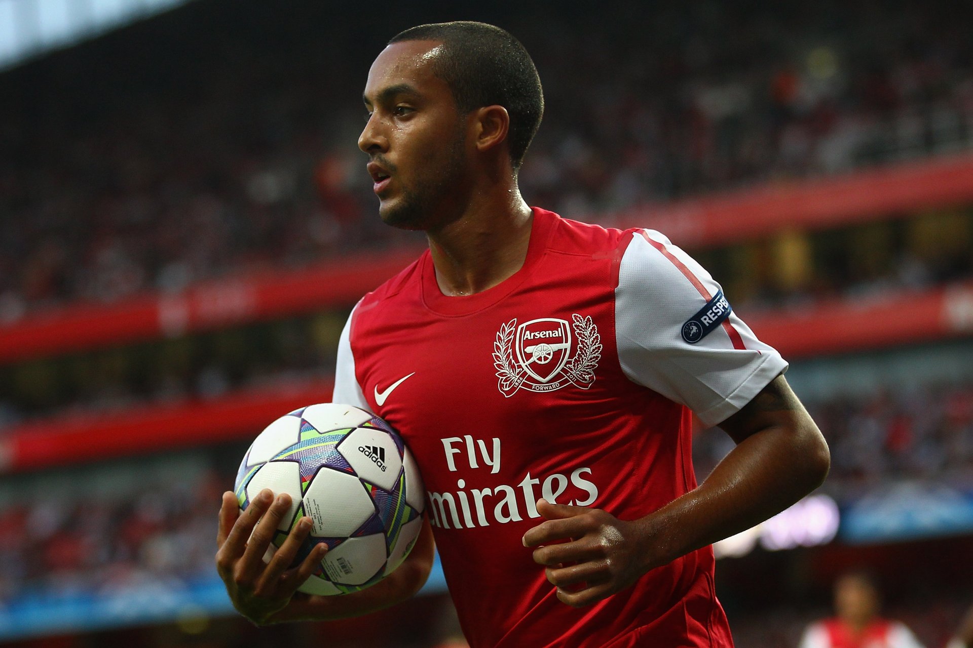 arsenal london theo walcott football champions league theory volkot