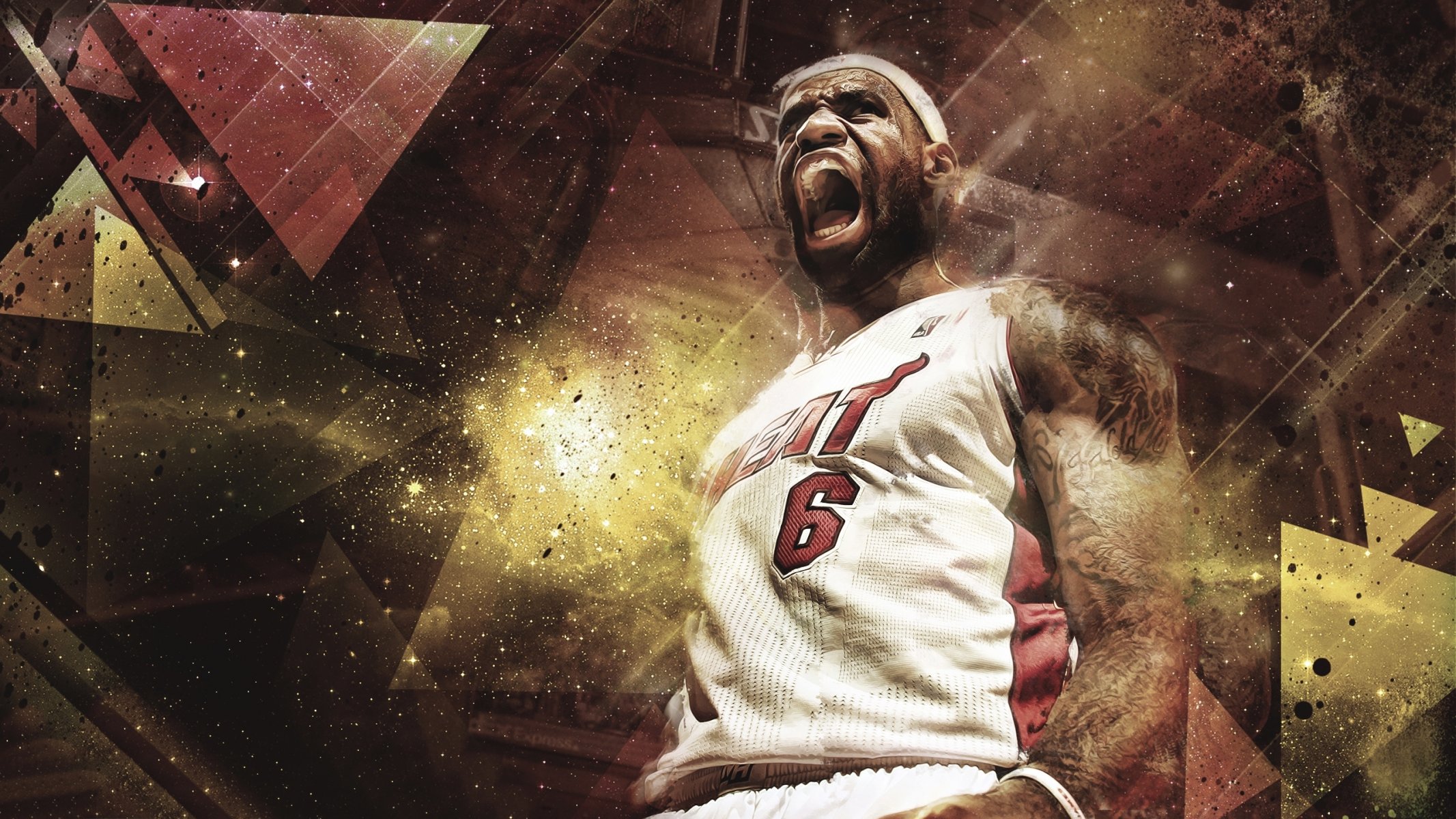 lebron james miami heat nba basketball player cry tattoo