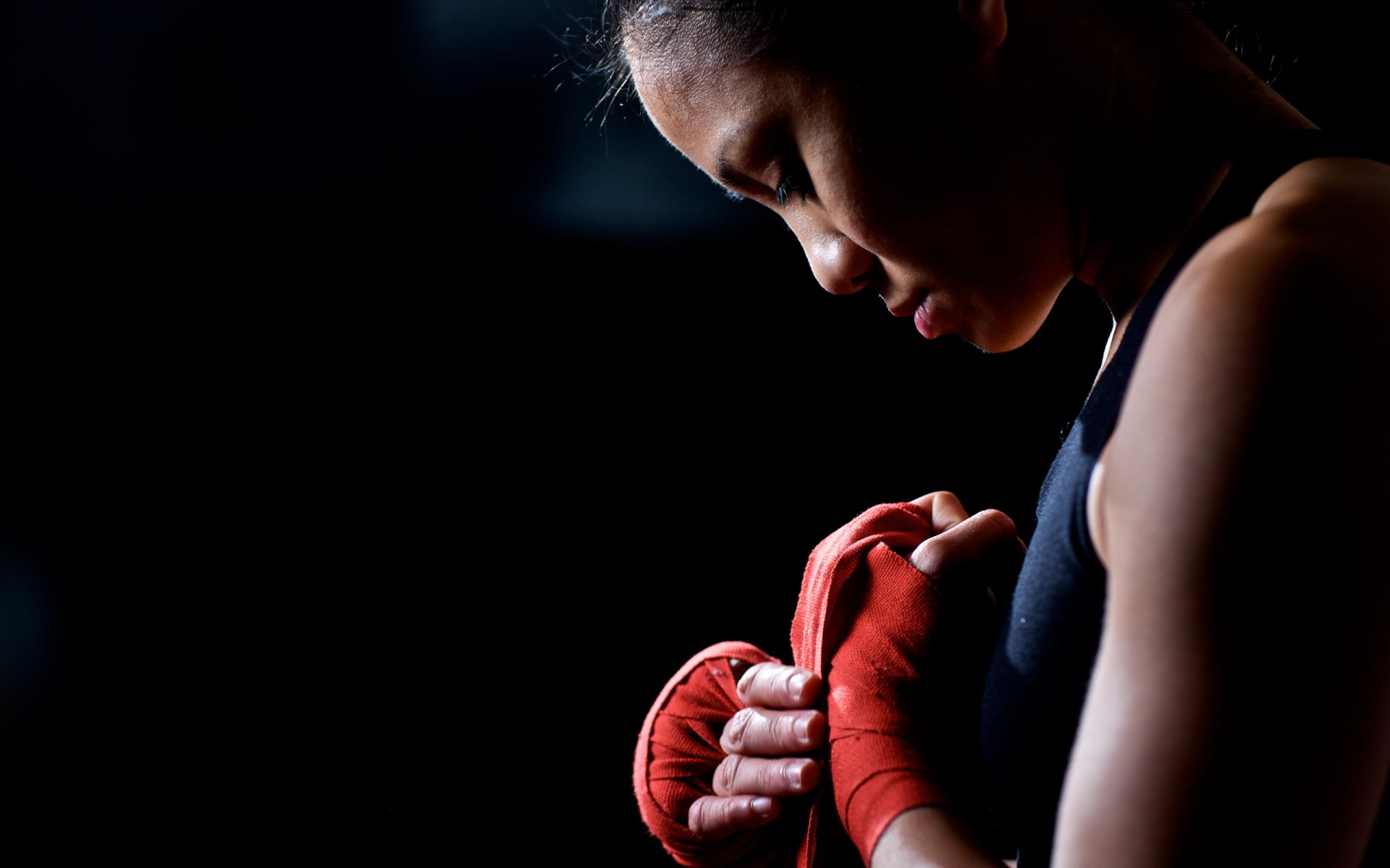 girl sports fight