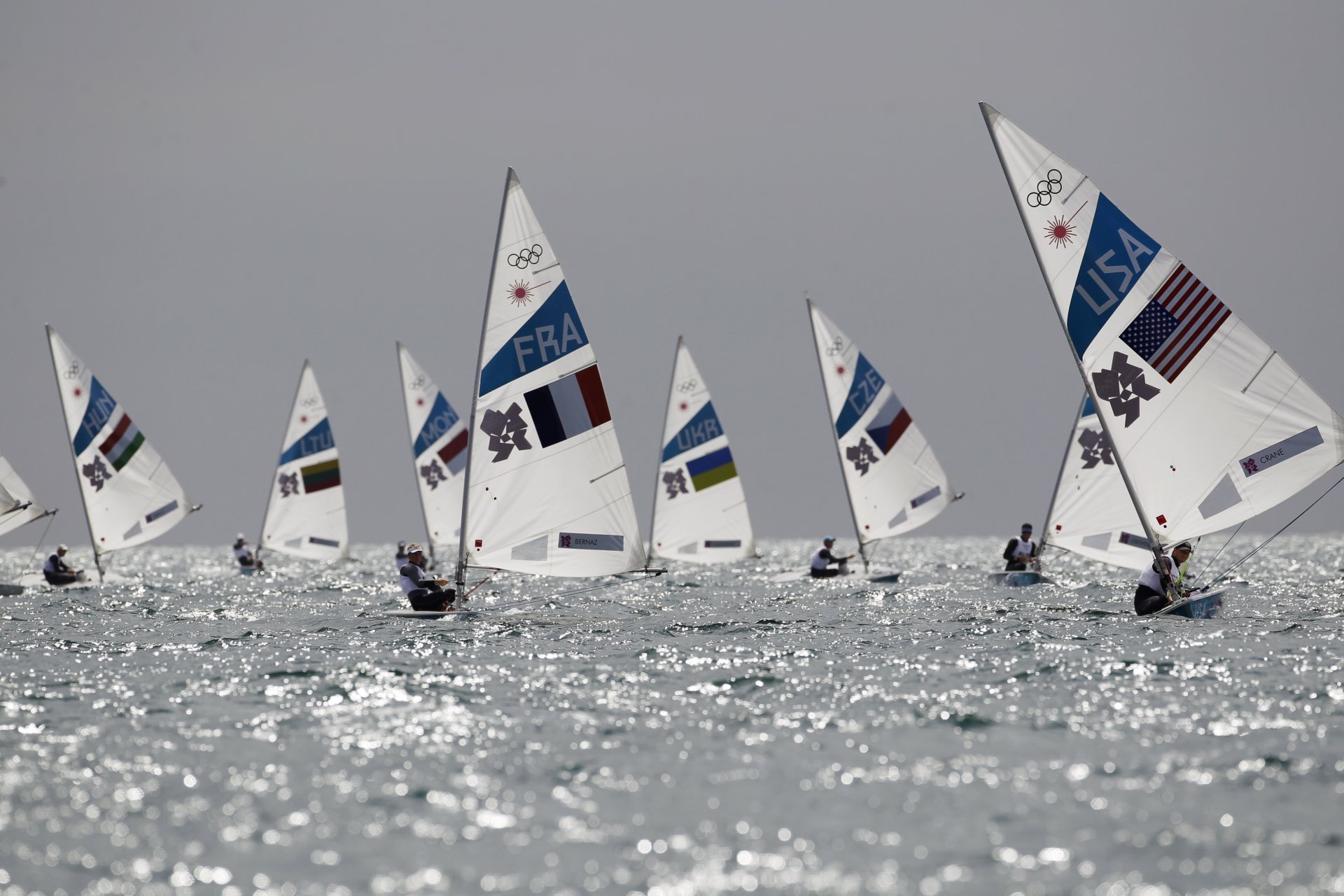 regata láseres juegos olímpicos puerto de weymouth portland