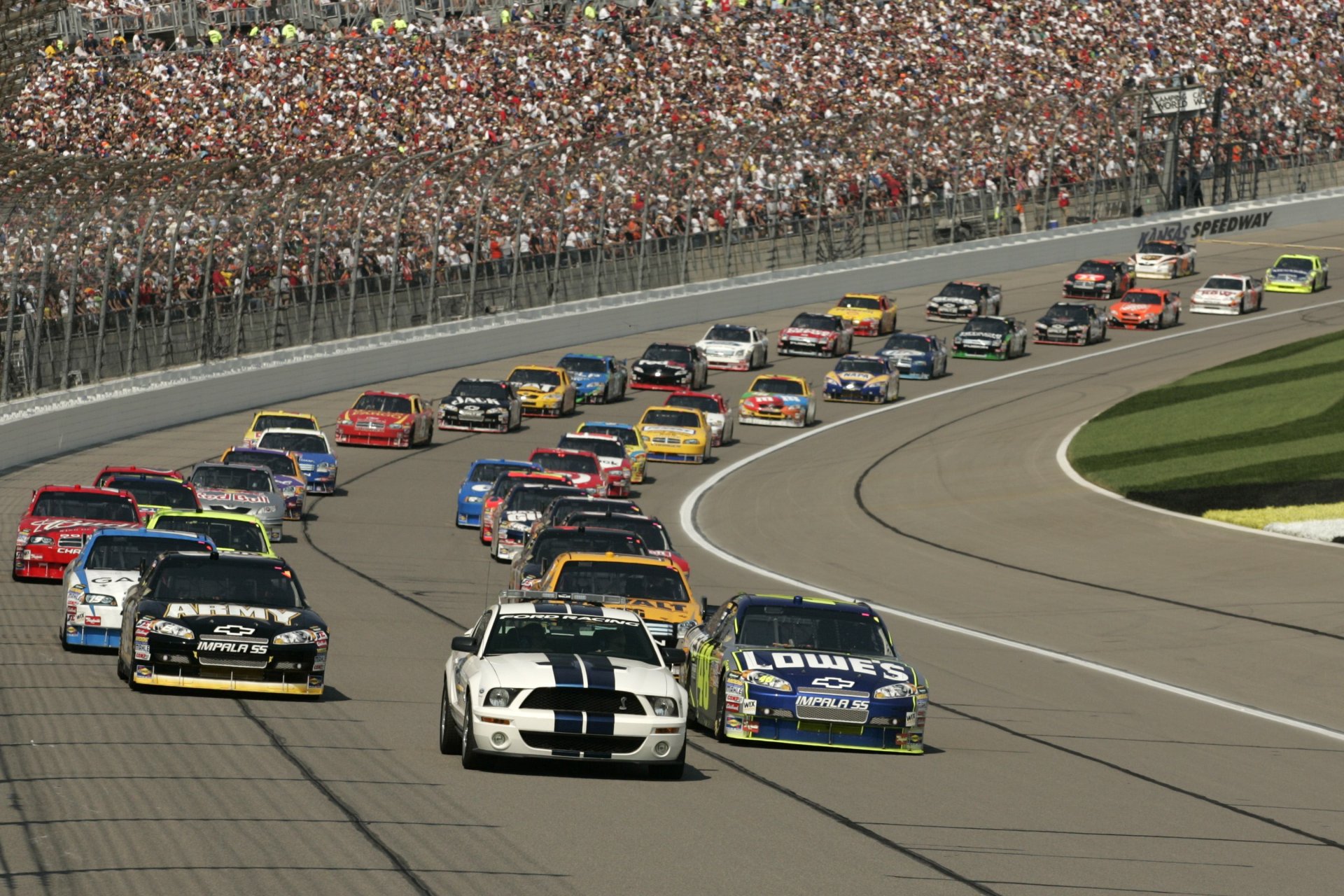 nascar pista coches américa tribunas gente fondo