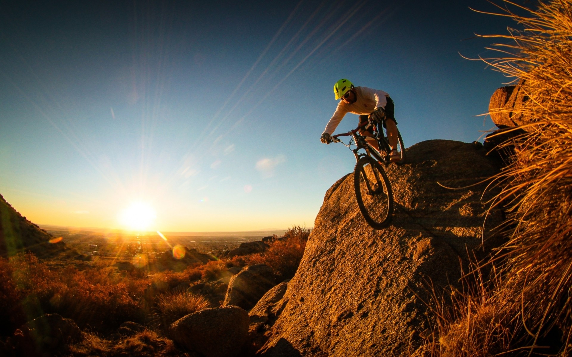 homme cycliste