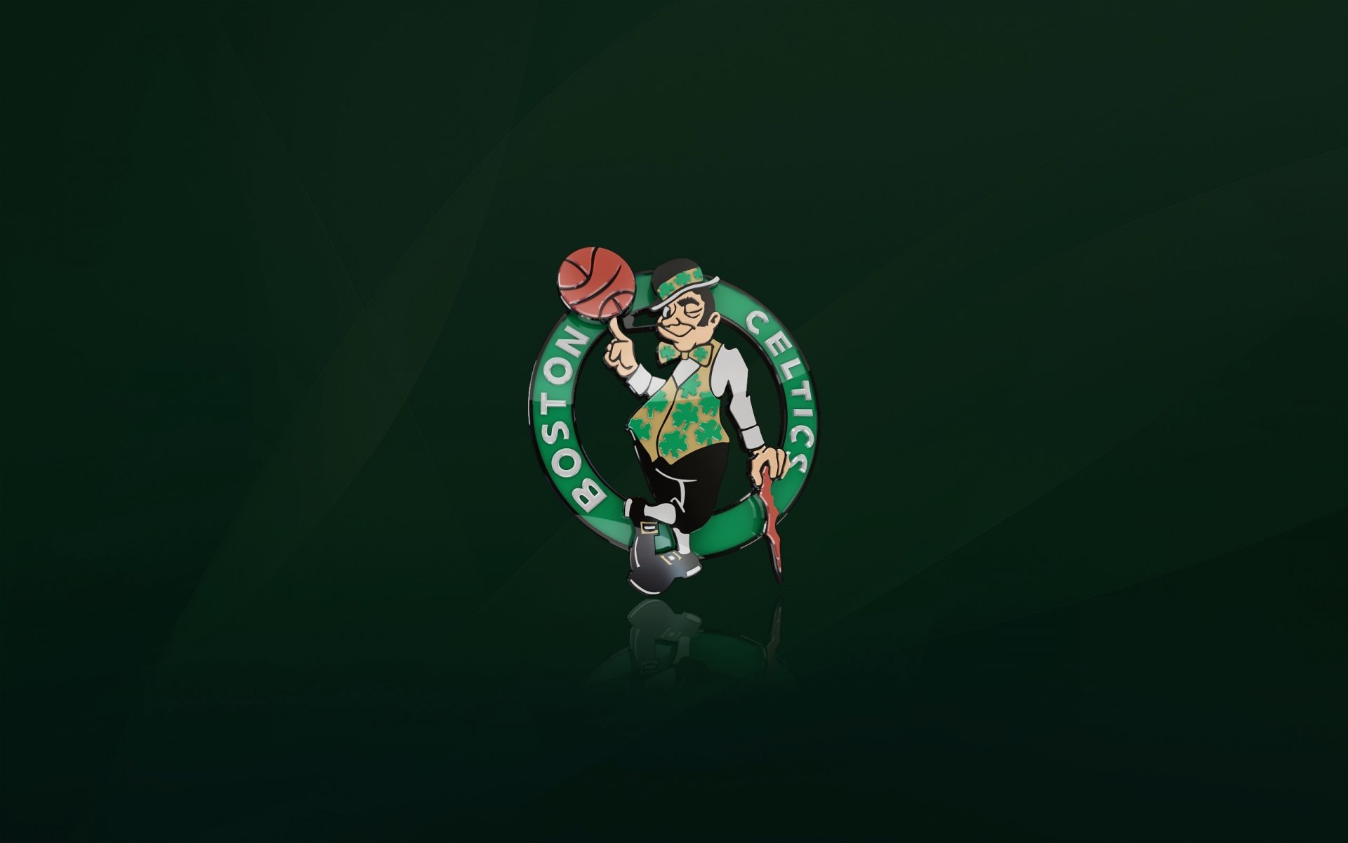 boston celtics nba boston koszykówka zielony logo tło