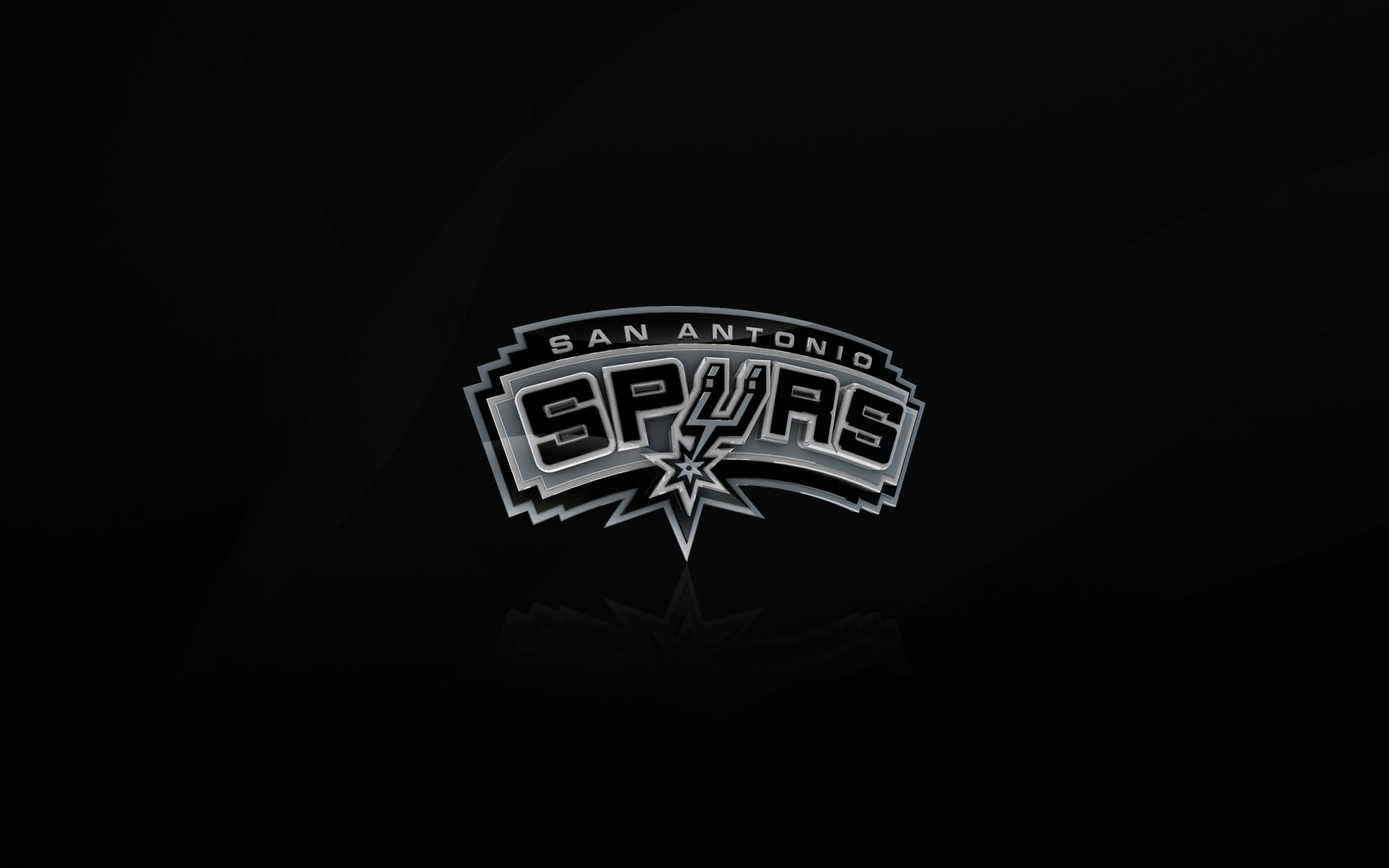 san antonio spurs nba san antonio logo basket-ball fond noir gris