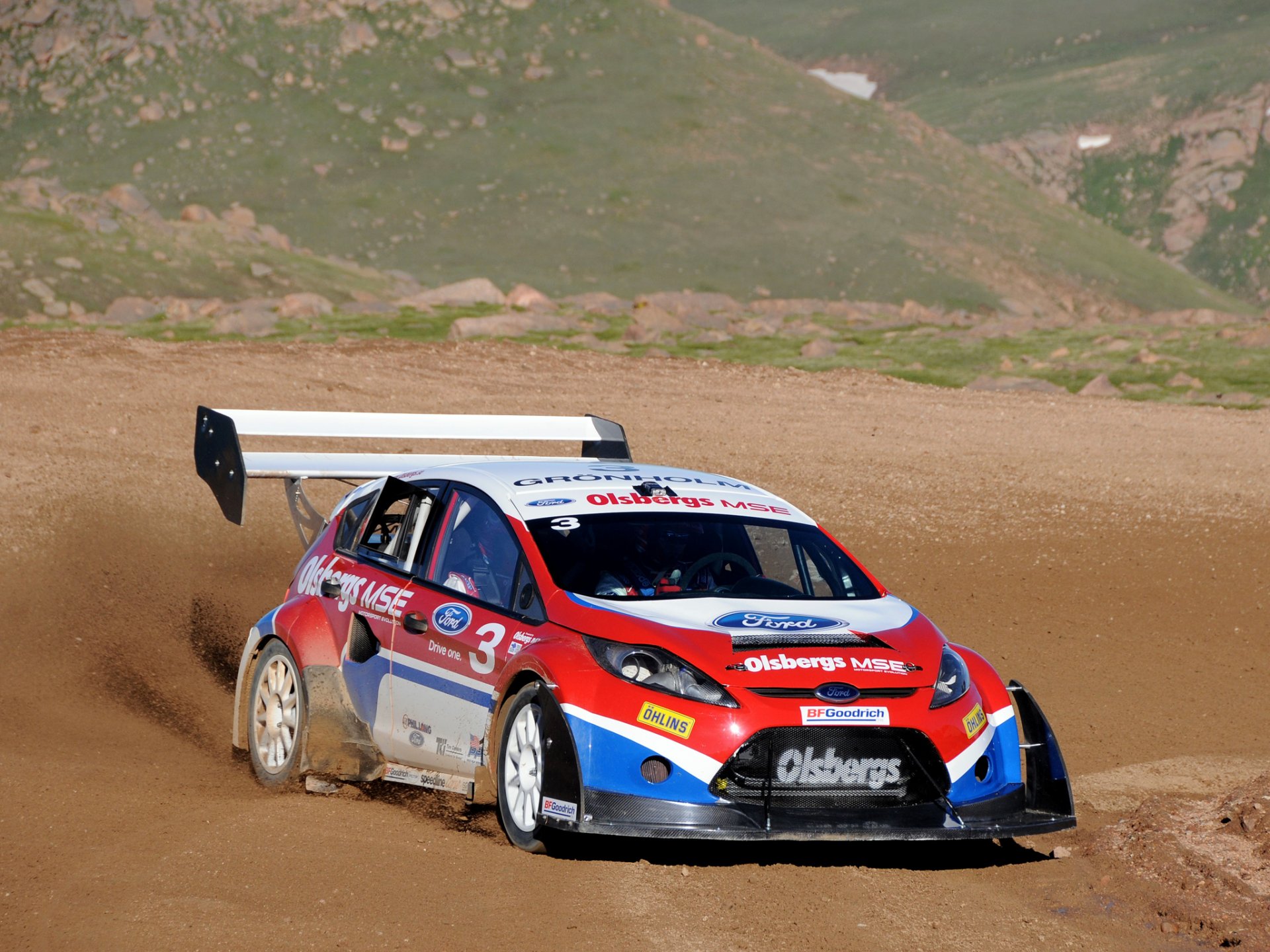 ford fiesta rallycross auto samochód tapety fiesta samochód taczka poślizg