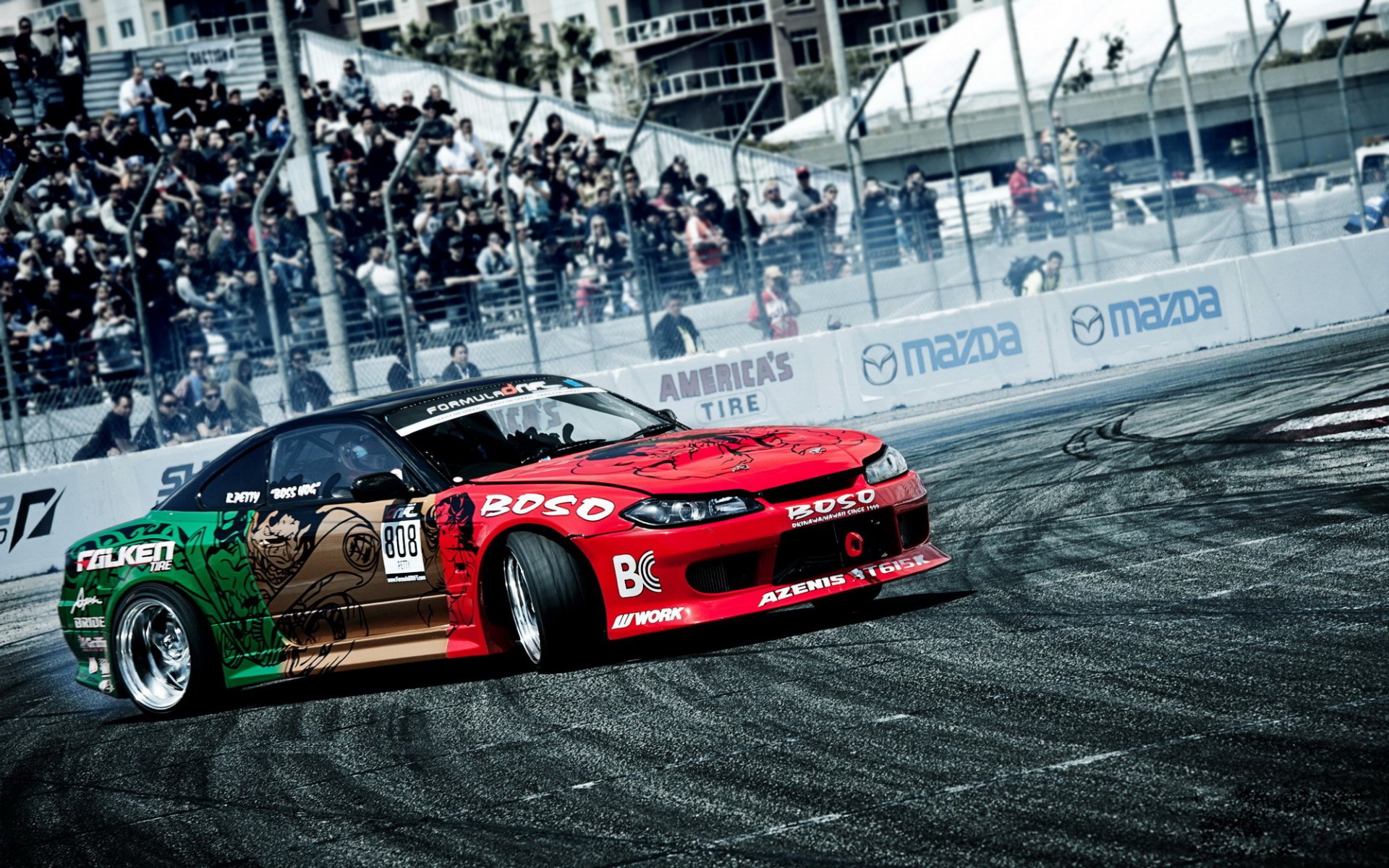 formula drift nissan сильвия s15 занос дрифт соревнование ниссан