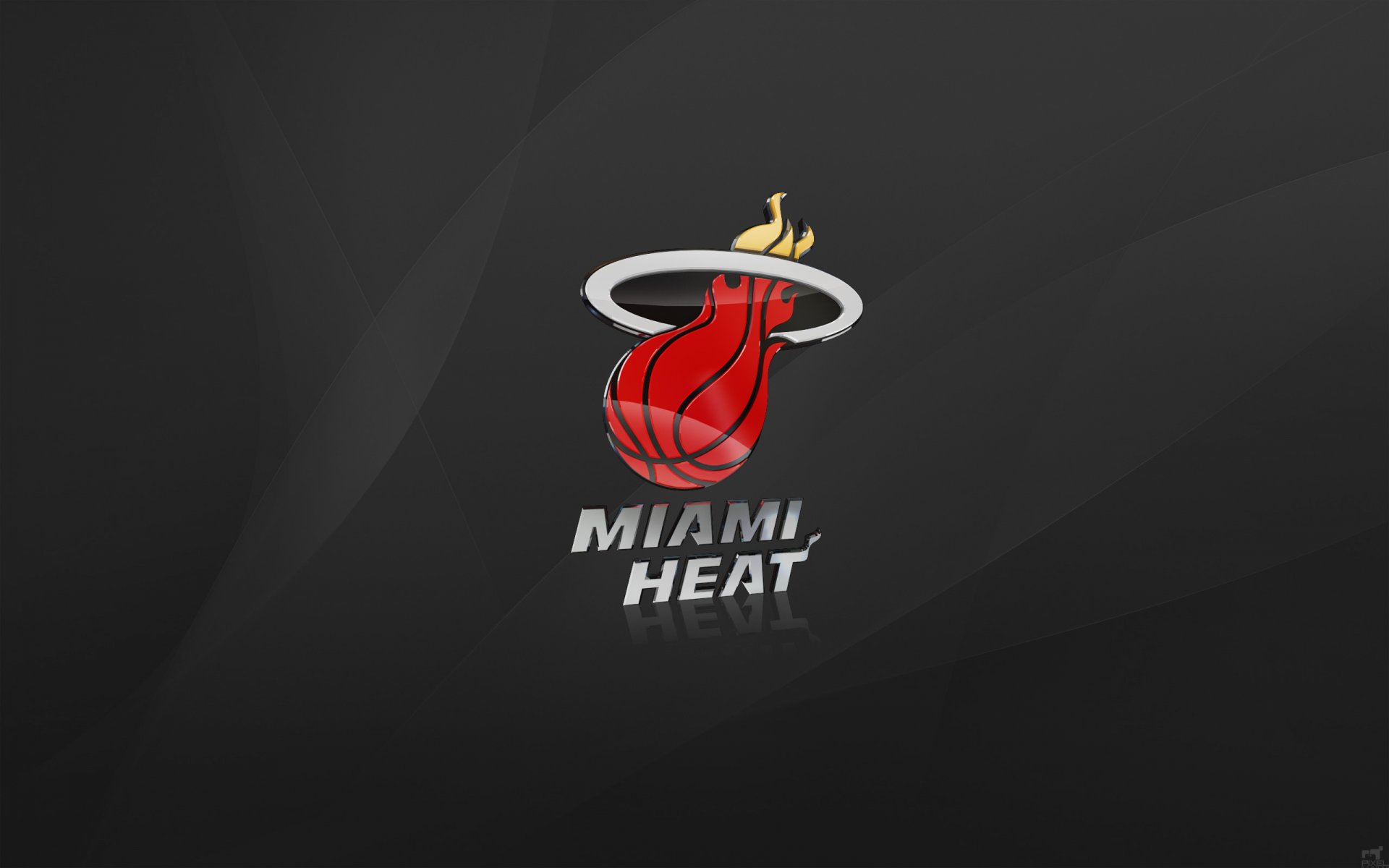 miami nba basket-ball miami gris fond logo