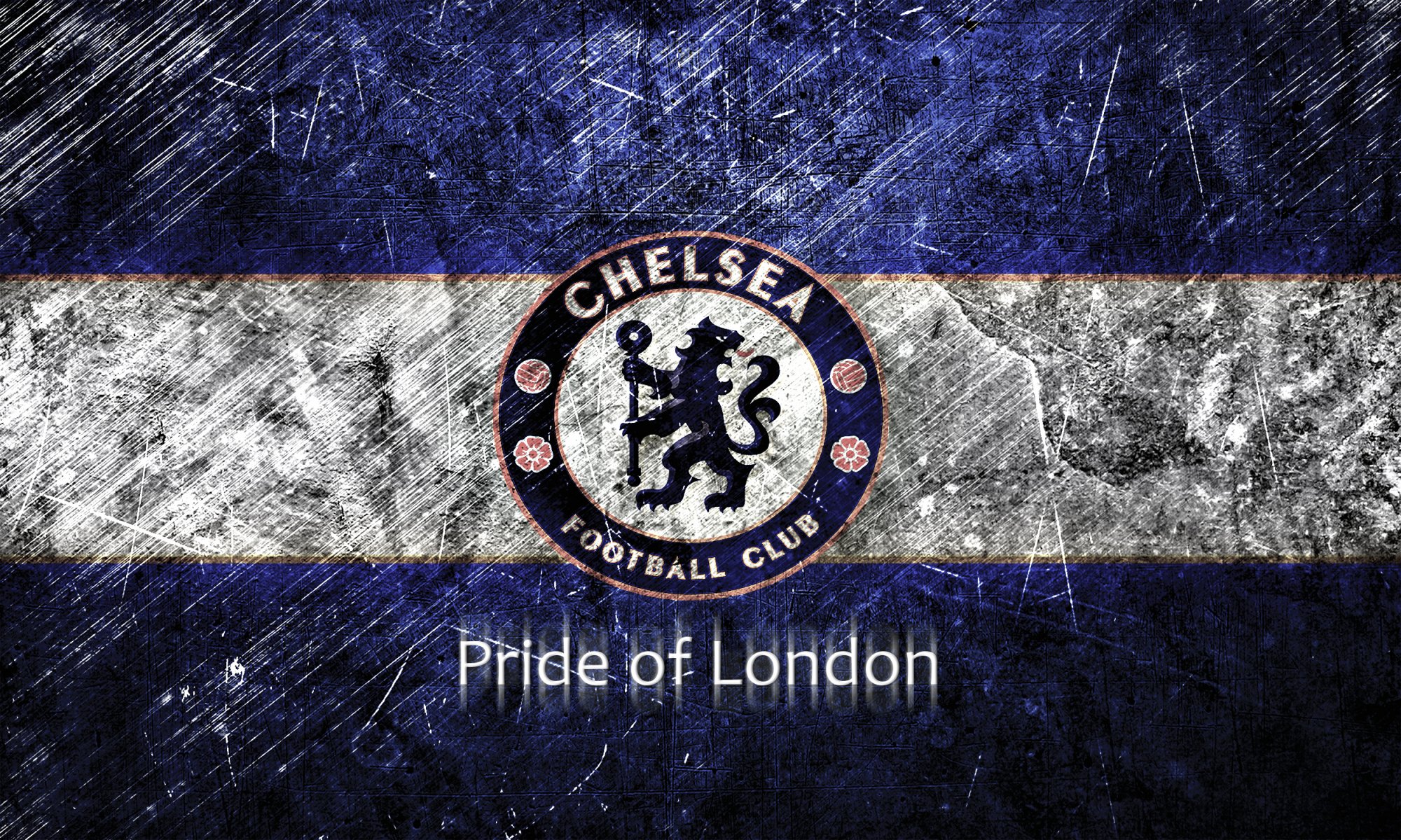 chelsea blu sfondo graffi emblema