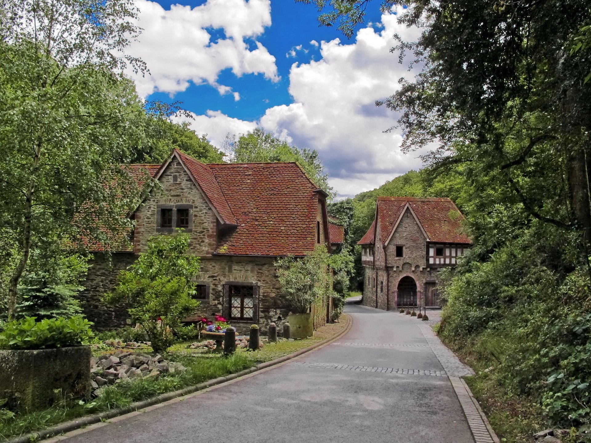 deutschland häuser dorf provinz dorf