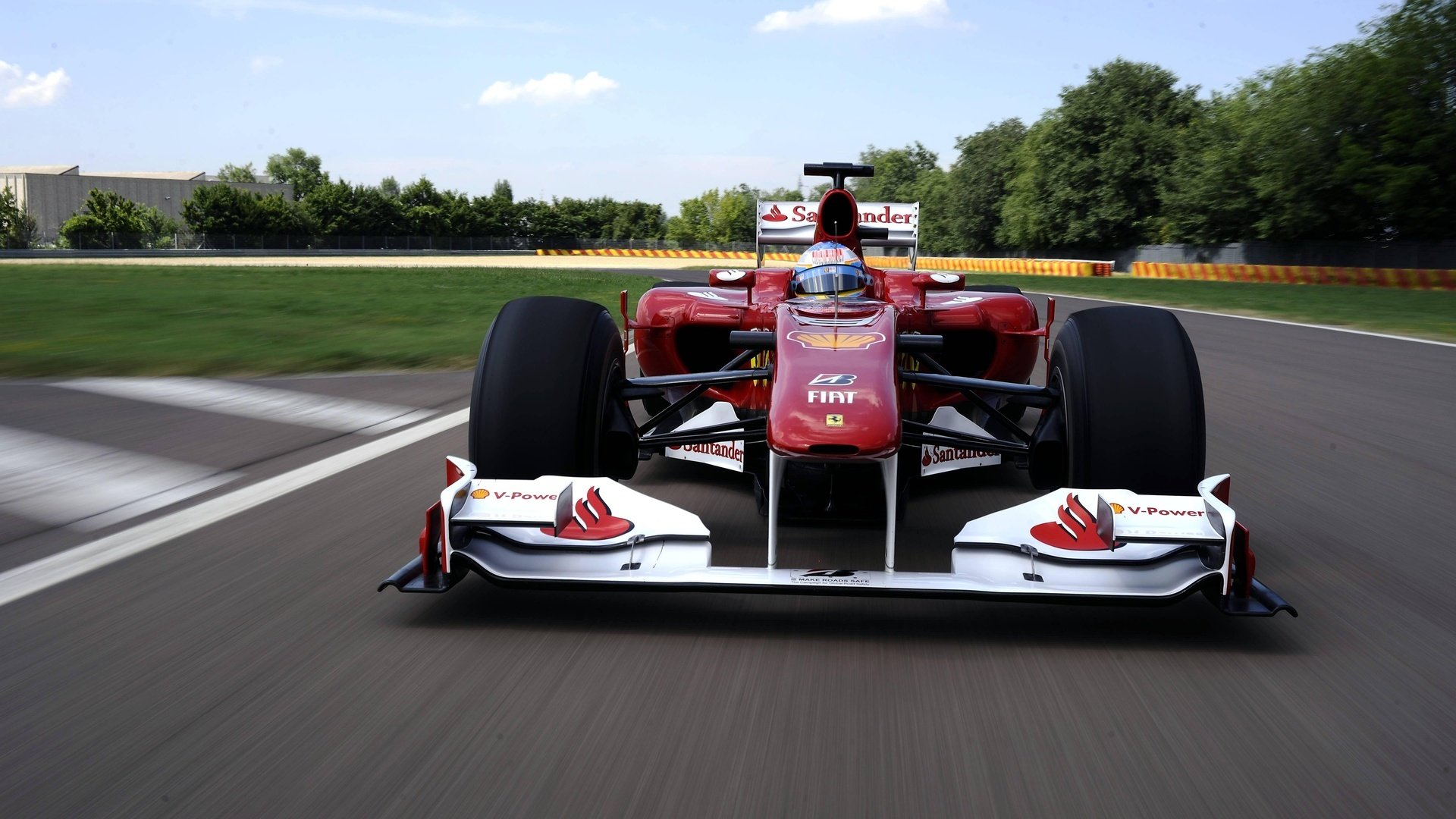 f1 fernando alonso ferrari f10 ferrari velocidad pista pruebas 2010