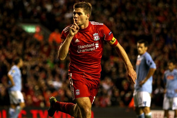 Liverpool-Legende gerrard Foto