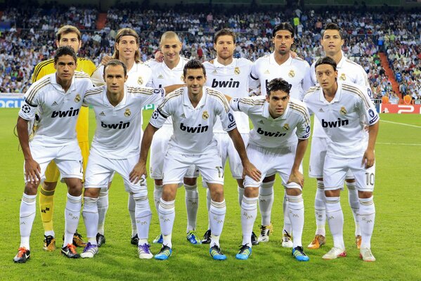 Spaniens Team Real Madrid