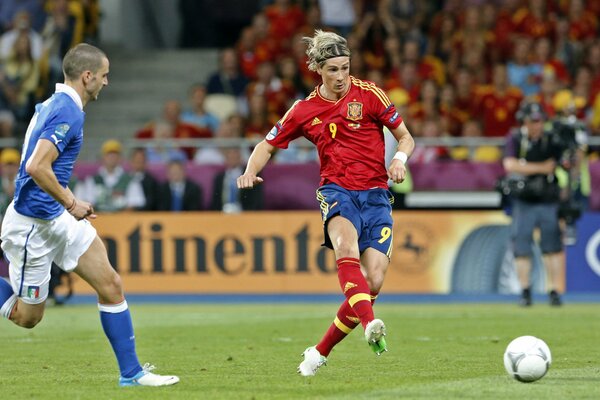 Euro 2012. Football. Spain Italy