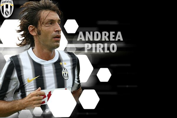 Andrea Pirlo. Fußballverein Juventus Turin