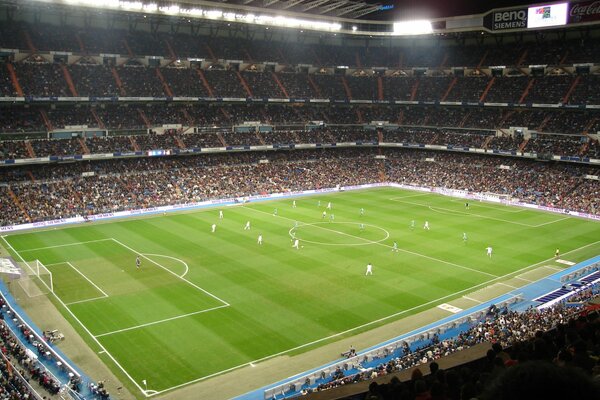 Estadio de fútbol en España