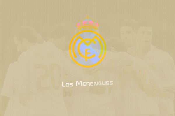Das Logo von Real Madrid. Fußball-Logo