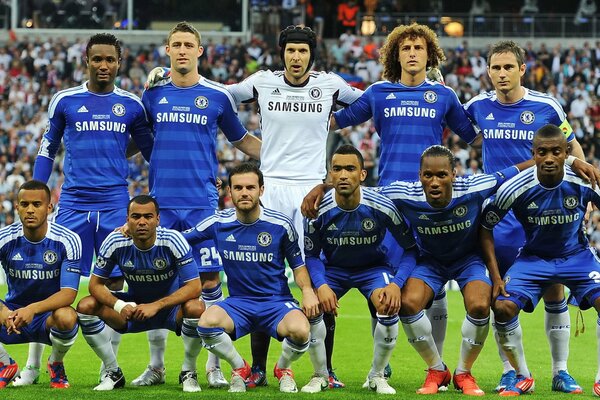 Chelsea-Team im Champions-League-Finale